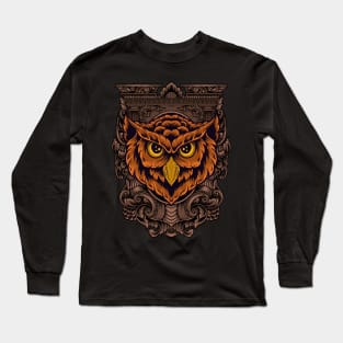 owl design Long Sleeve T-Shirt